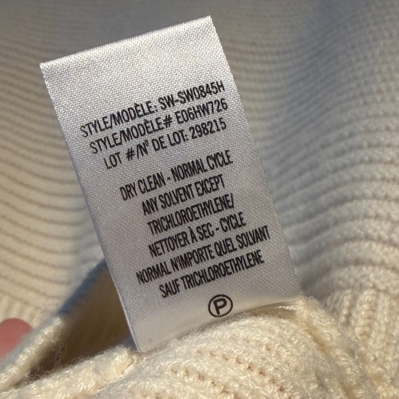 Helmut Lang Ribbed Cream Sweater - Picture 4 of 6